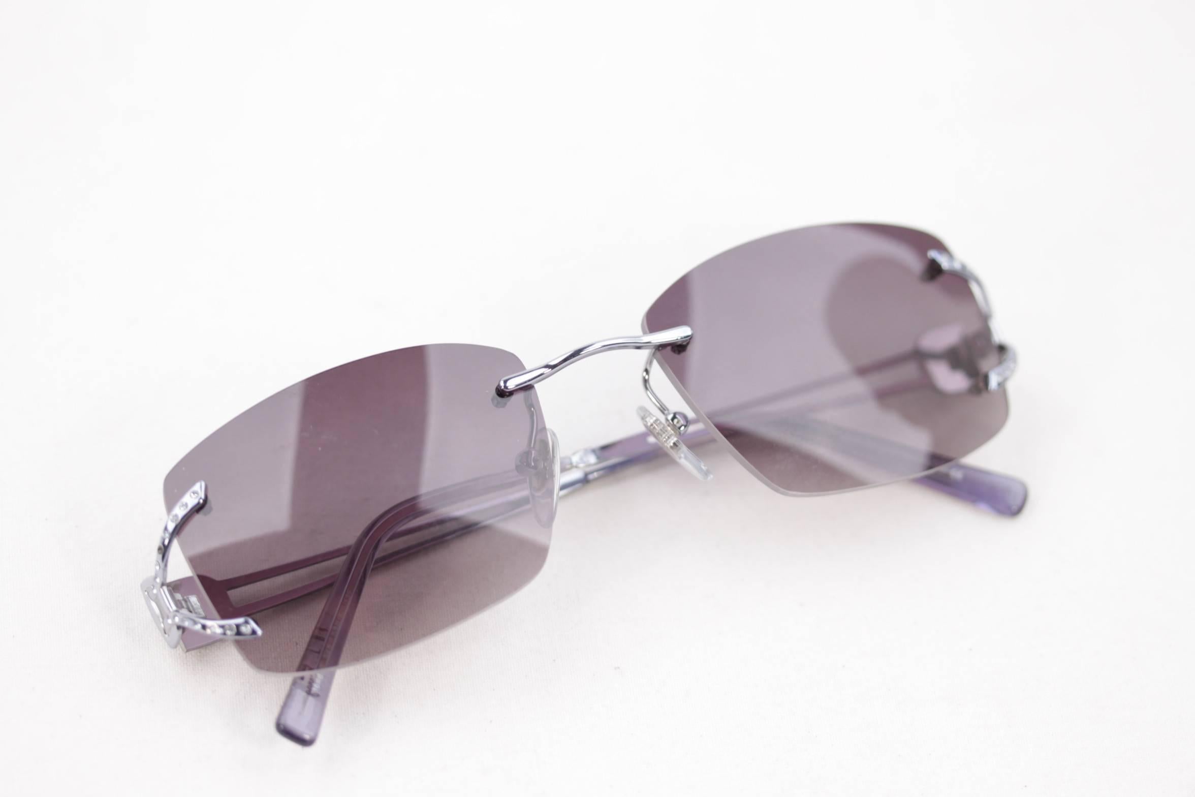 SALVATORE FERRAGAMO sunglasses silver/blue eyewear 1648-B 545 53/16 135 5