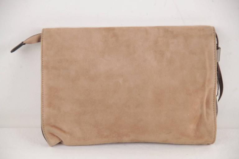 tan suede purse