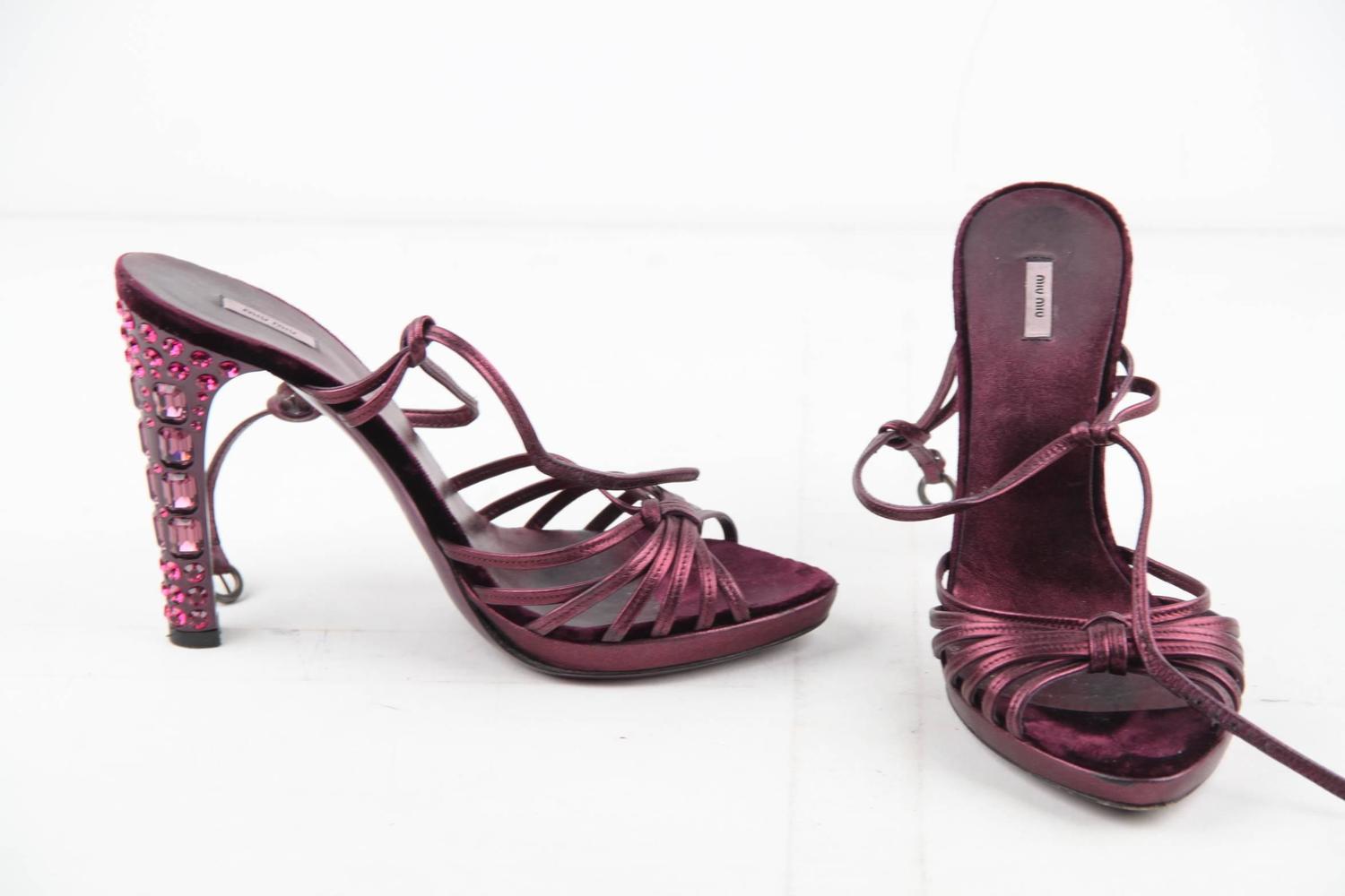 miu miu metallic pumps