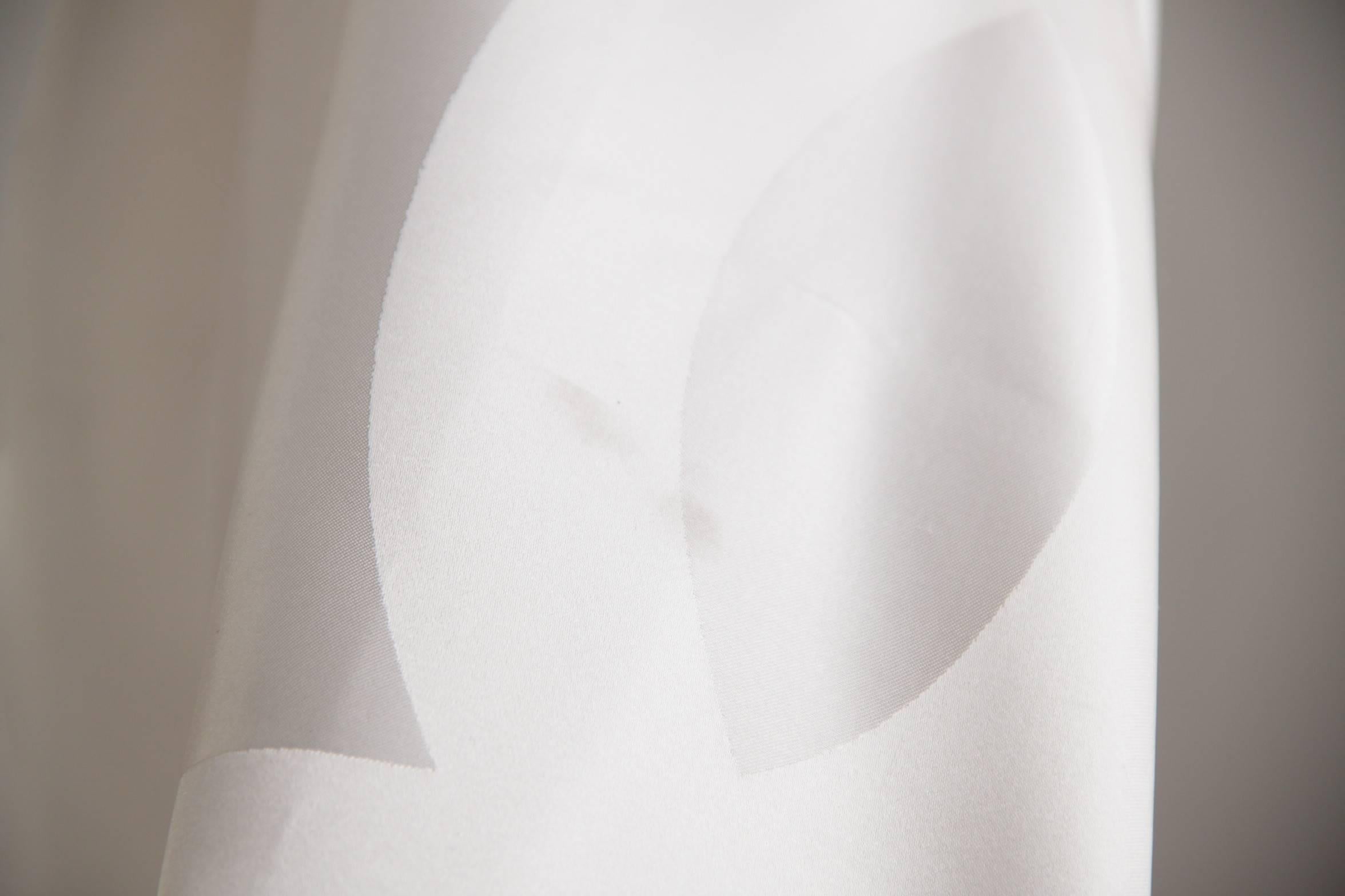 CHANEL Italian White Jacquard Silk SKYLINE SCARF Shawl STOLE CC Logo w/ BOX  In Good Condition In Rome, Rome