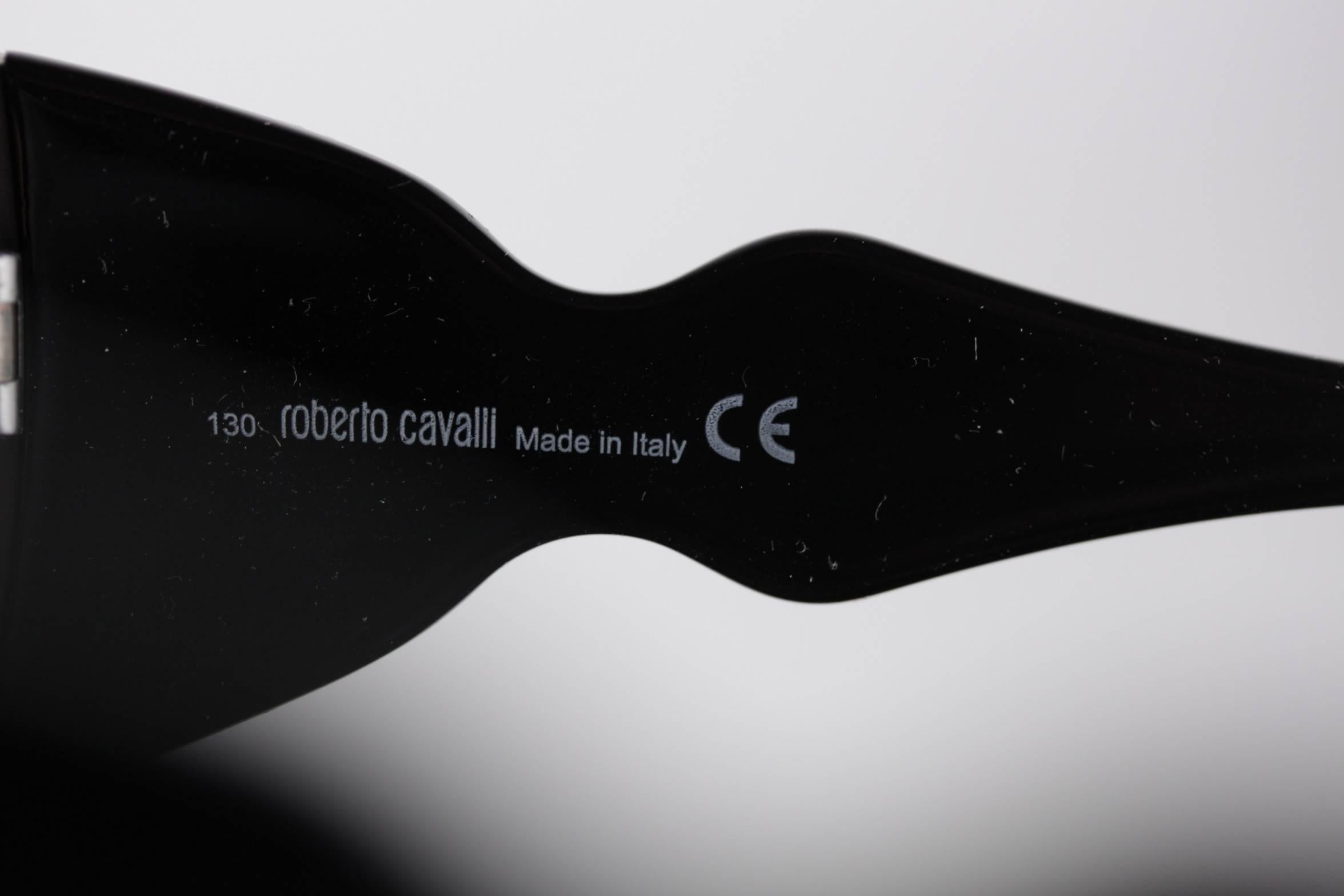 Men's ROBERTO CAVALLI black/gray sunglasses mod. CARITE 288S B5 59/15 130 eyewear