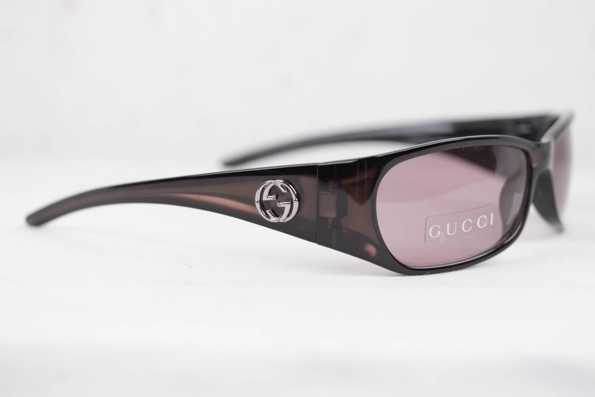 GUCCI schwarz SUNGLASSES GG 2525/S 9D0 59/14 120 OPTYL eyewear im Zustand „Neu“ in Rome, Rome