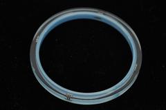 CHANEL 2006 Resin CC Logos BANGLE BRACELET Turquoise