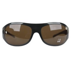 DUNHILL Green NEW & BOXED mens SUNGLASSES Wraps DU51204 65mm 120