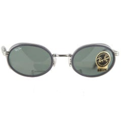 RAY-BAN B&L Vintage GRAY MINT Lunettes de soleil unisexes RB3037 W2813 50mm SIDE SHIELDS