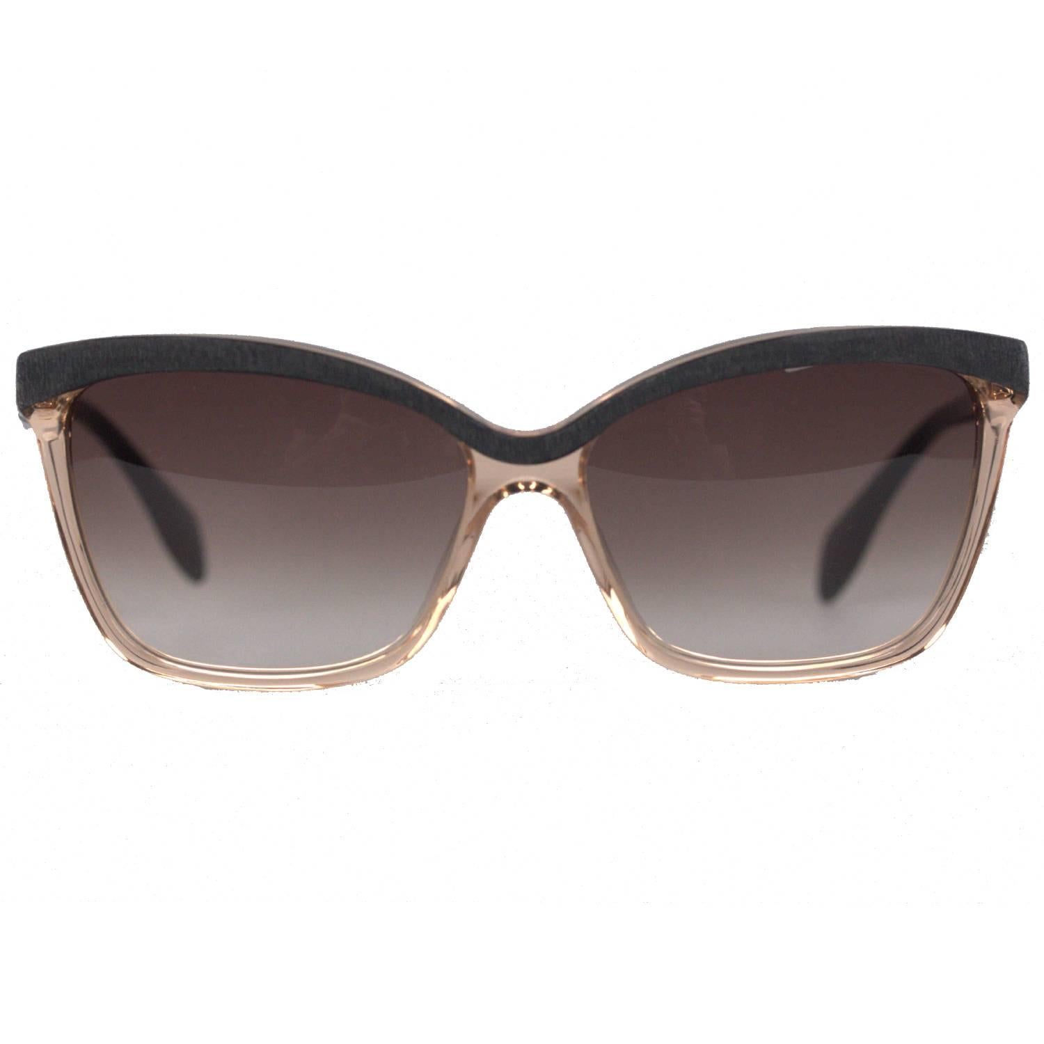 ALEXANDER MCQUEEN Black Nude Sunglasses AMQ 4219/S 58mm NEW & BOXED