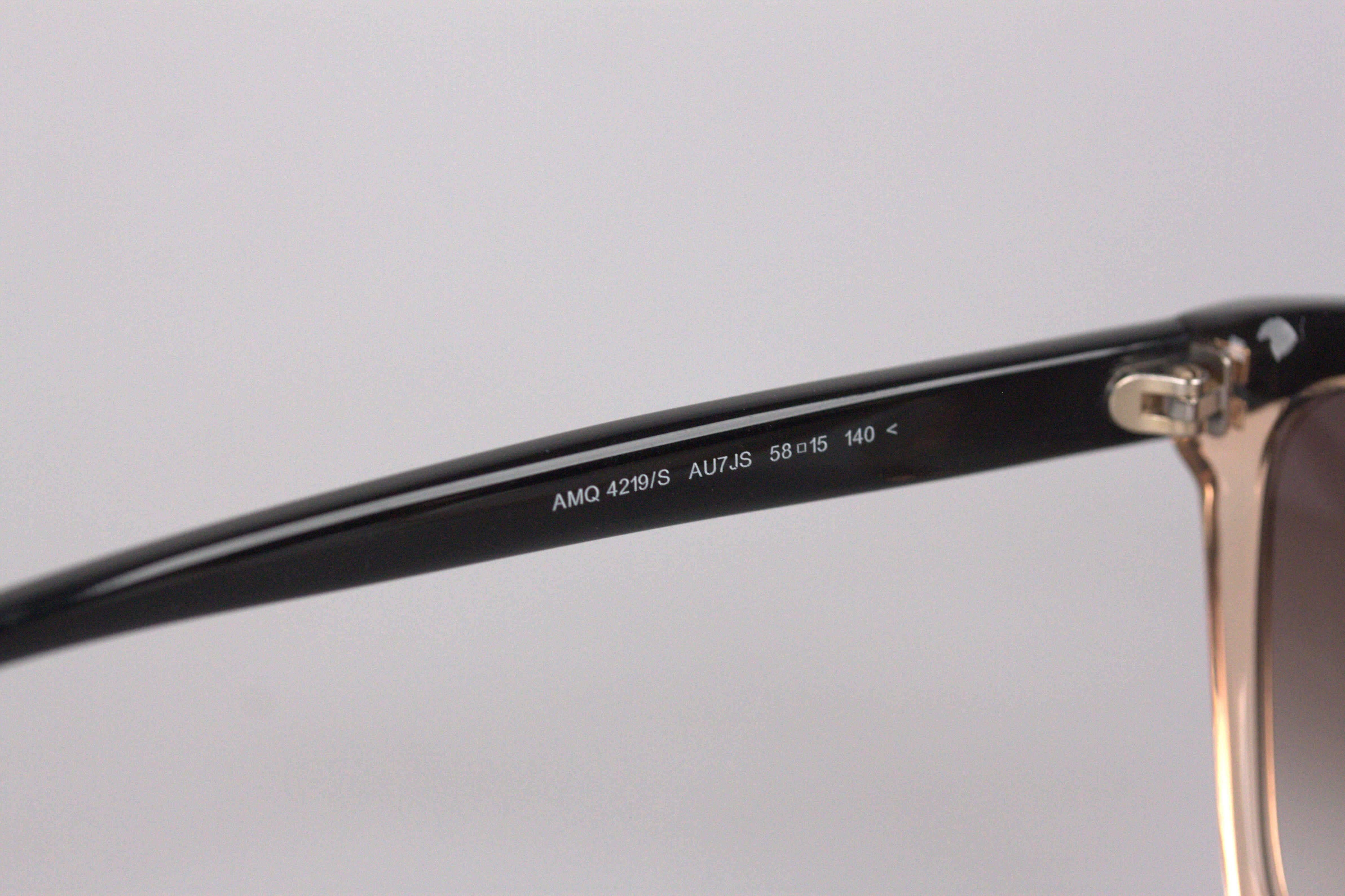 ALEXANDER MCQUEEN Black Nude Sunglasses AMQ 4219/S 58mm NEW & BOXED 5