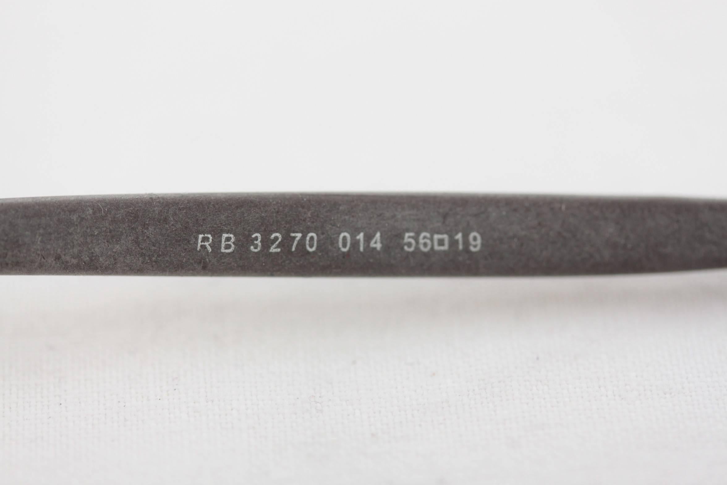 RAY-BAN Brown Metal Unisex MINT SUNGLASSES RB3270 014 56mm B15 Lens 1