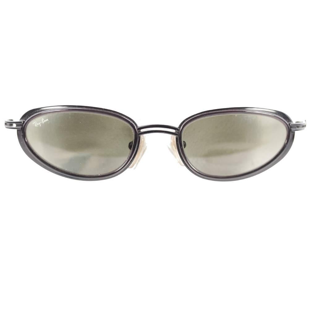 RAY BAN B&L Black MINT Sunglasses Green G-15 lens W2796 ONAH 52mm