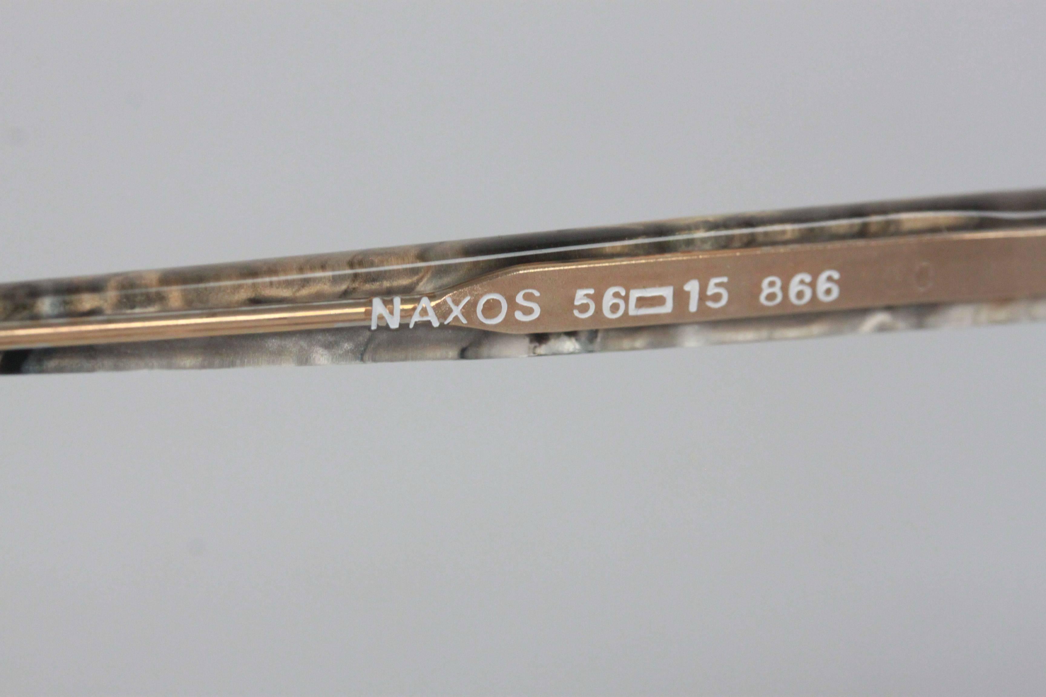 YVES SAINT LAURENT Vintage Gray MINT SUNGLASSES NAXOS 866 56-15mm 1