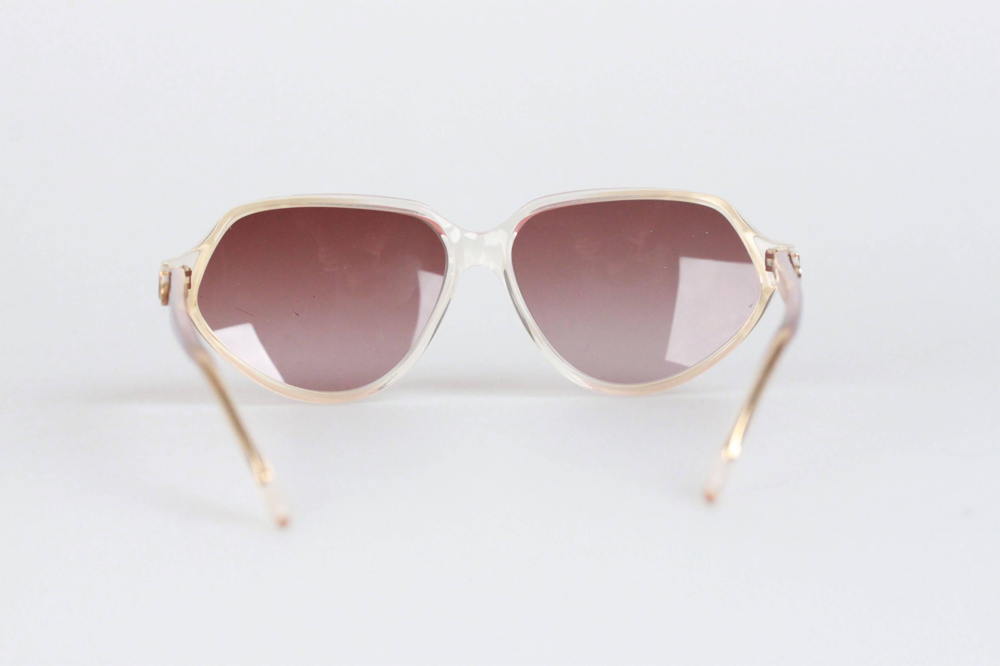 YVES SAINT LAURENT Vintage MINT womens Sunglasses HESTIA 56-12mm SMALL 1