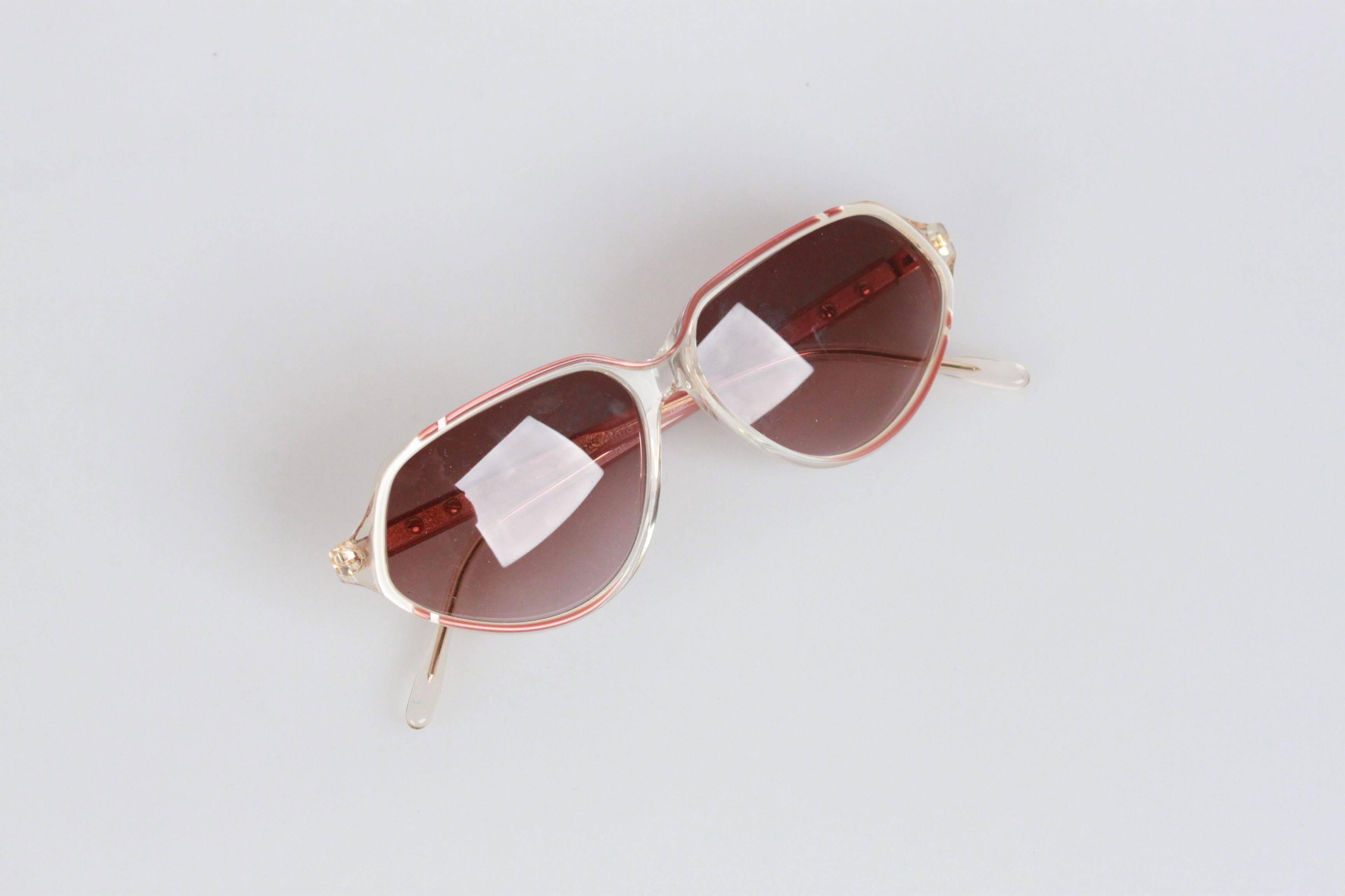 YVES SAINT LAURENT Vintage MINT womens Sunglasses HESTIA 56-12mm SMALL 4