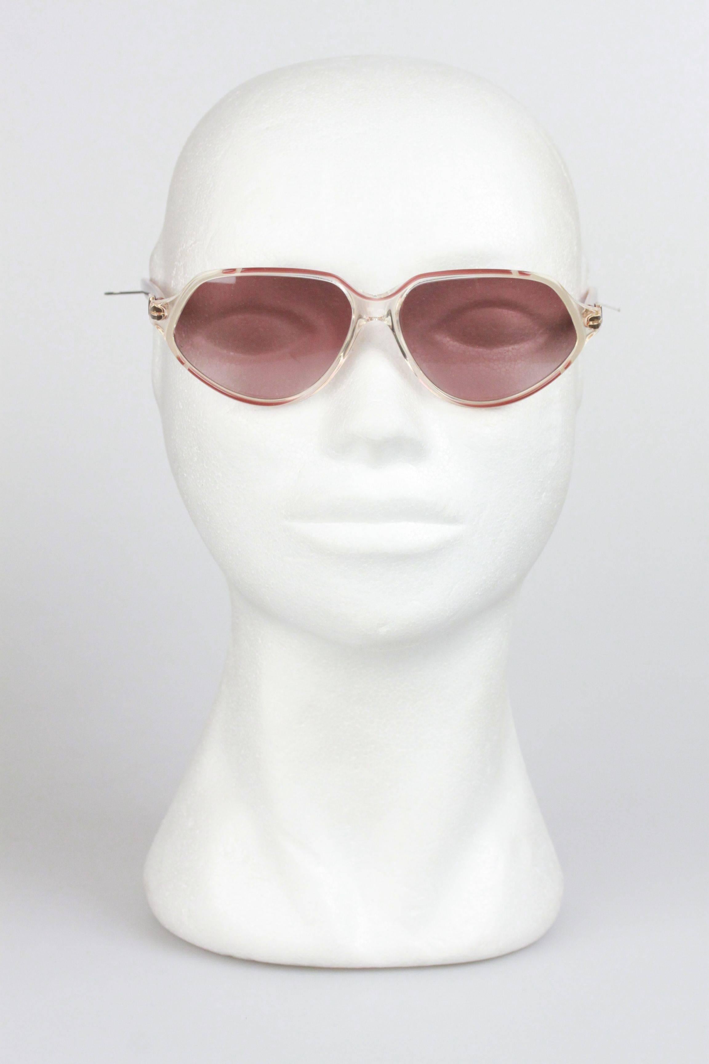 YVES SAINT LAURENT Vintage MINT womens Sunglasses HESTIA 56-12mm SMALL 5