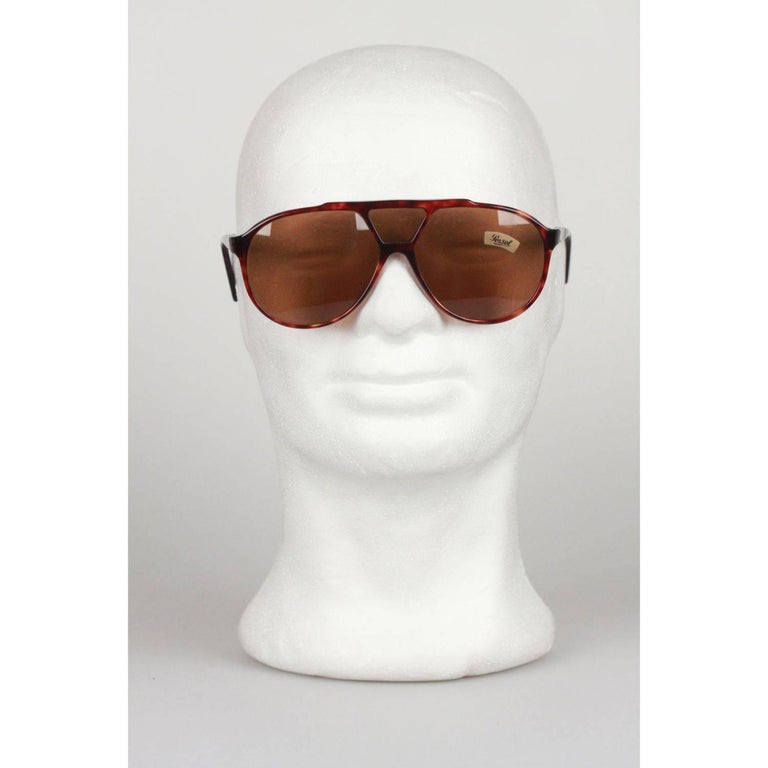 PERSOL RATTI Vintage Brown MINT RARE Sunglasses 802 137 24 MEFLECTO For ...