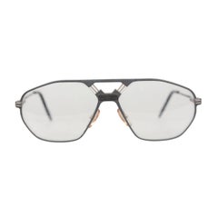 FERRARI Vintage Gray metal MINT FRAME F 22  701 62/15 Eyeglasses NOS