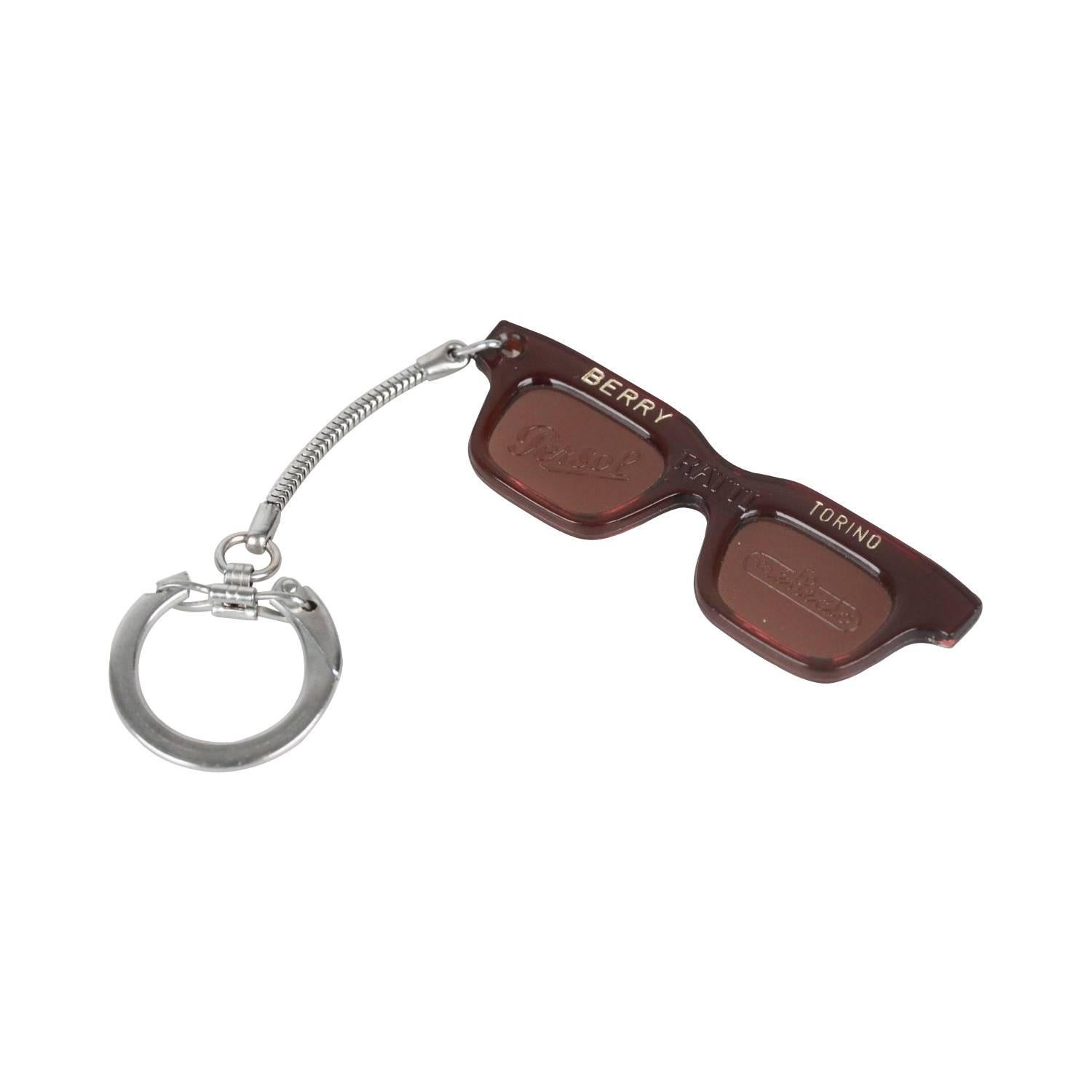 Persol Ratti Berry Torino Vintage Sonnenbrille mit Schlüsselanhänger Charme