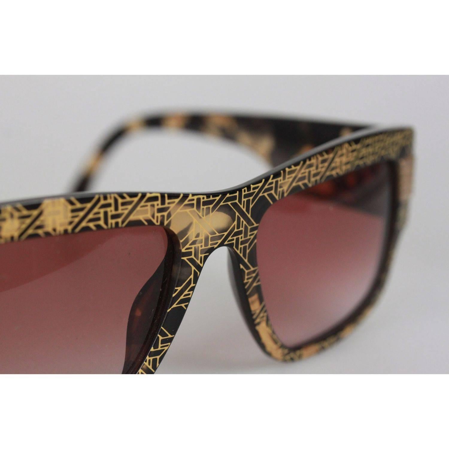 Christian Dior Vintage Black Optyl 2607 53/18 Sunglasses Cannage NOS 2