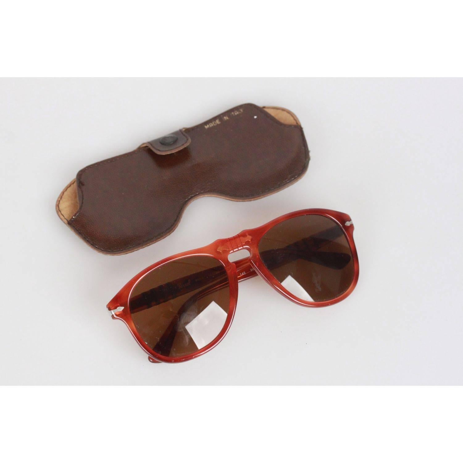 Persol Ratti Vintage Brown Legendary 649/4 Mint Sunglasses 56mm NOS 3