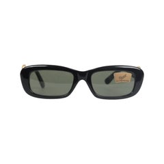 MOSCHINO by PERSOL Vintage Black MINT SUNGLASSES MC824 53mm HEARTS