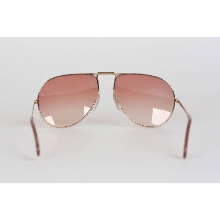 Original German Military Pilot Sunglasses Zeiss Aviator Style Nickelfree Brown