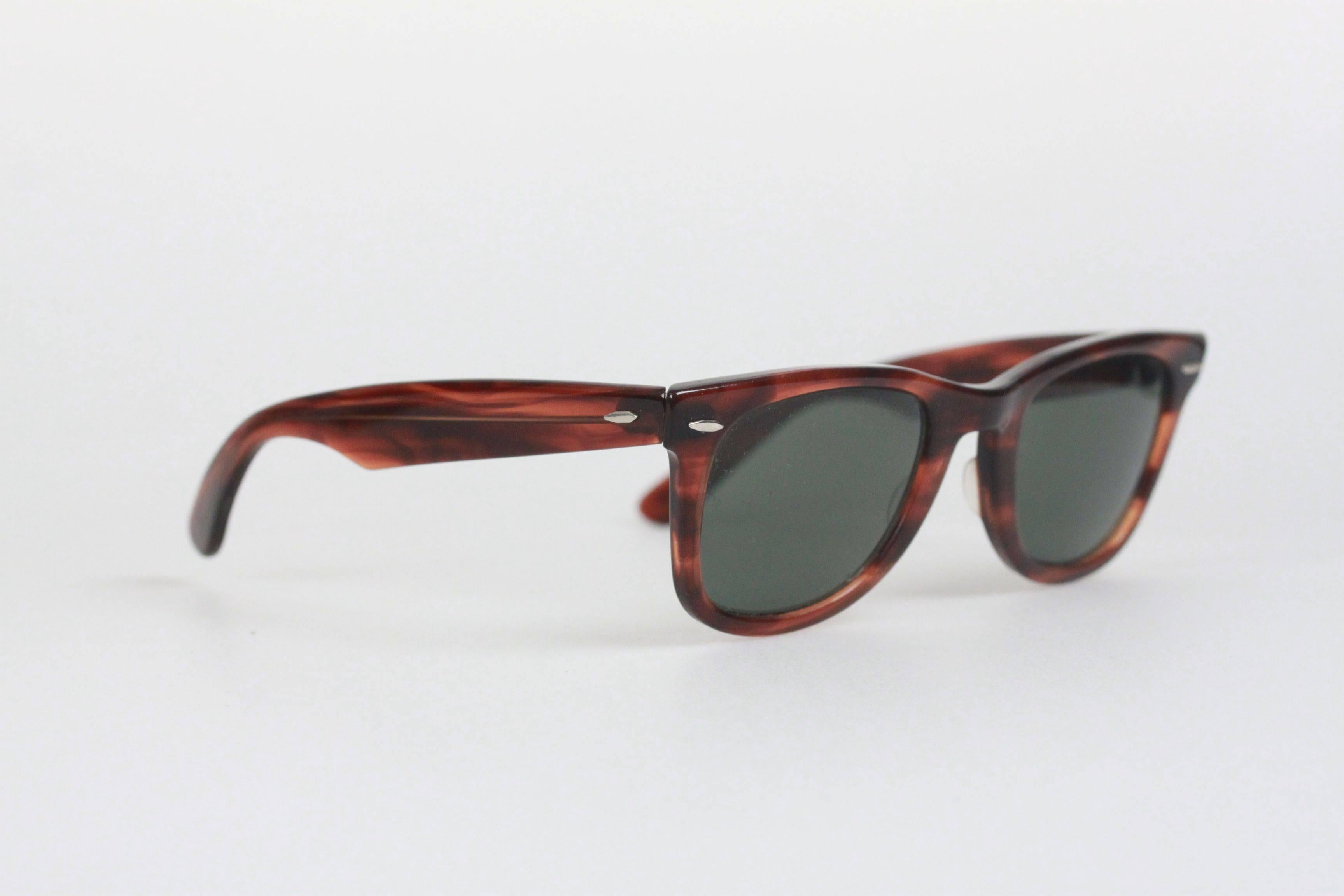 Ray Ban B&L 5024 Vintage Wayfarer Brown Sunglasses For Sale at 1stDibs |  b&l 5024, ray ban b&l 5024, b&l 5024 wayfarer