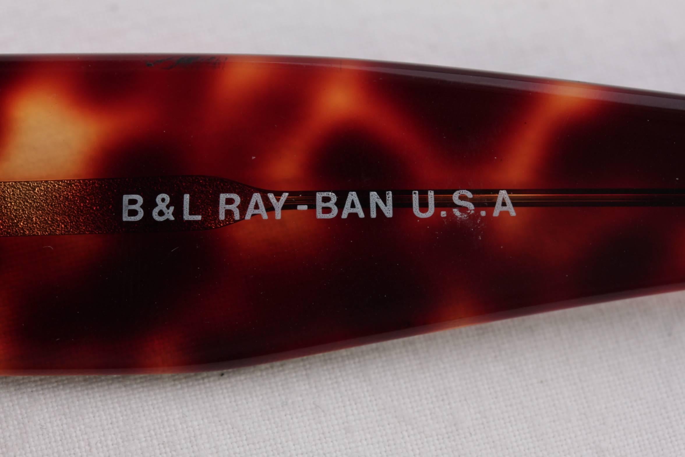 Ray-Ban B&L Vintage Brown Onyx WO 794 Sunglasses G-15 lens Eyewear 60mm In Excellent Condition In Rome, Rome