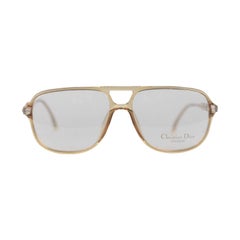 Christian Dior Monsieur Vintage Honey Brillengestell 2453 60mm 140 NOS