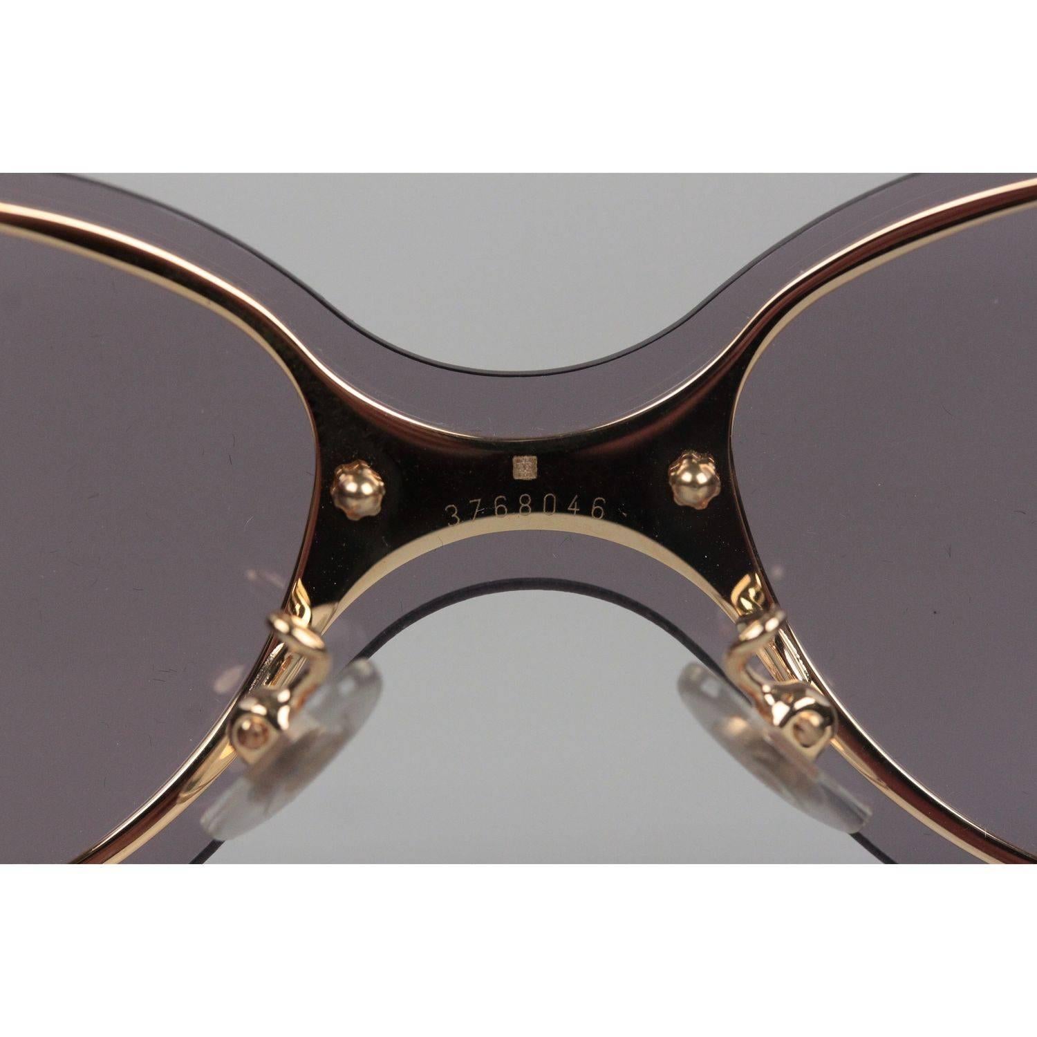 Cartier Paris Pasha Pink Gold Rimless Sunglasses T8200563 110mm  2