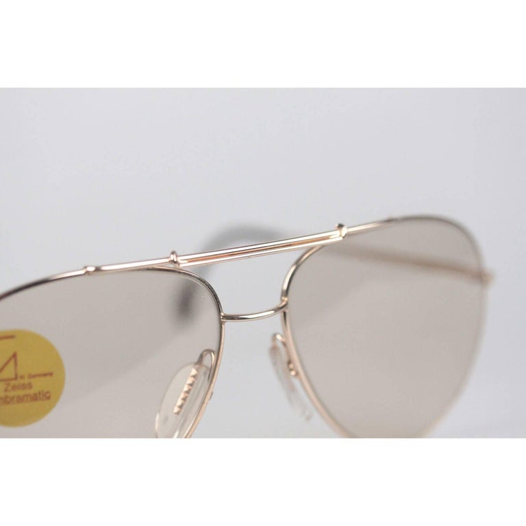 Zeiss Vintage Aviator Rare Sunglasses mod 9222 140 Umbramatic Lens at