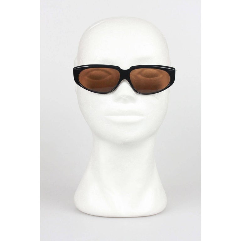Moschino by Persol Vintage Black Safety Pin Frame Sunglasses Mod. M250