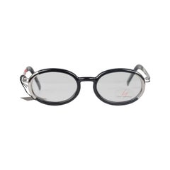 Yohji Yamamoto Vintage Eyeglasses Black Frame 51-5201 49mm 135 NOS