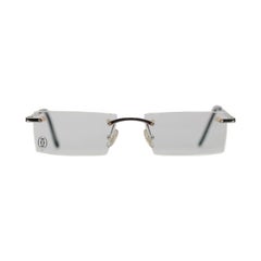 Cartier Paris Rimless Eyeglasses T-Eye T8100716 Titanium 51-17 140mm NOS