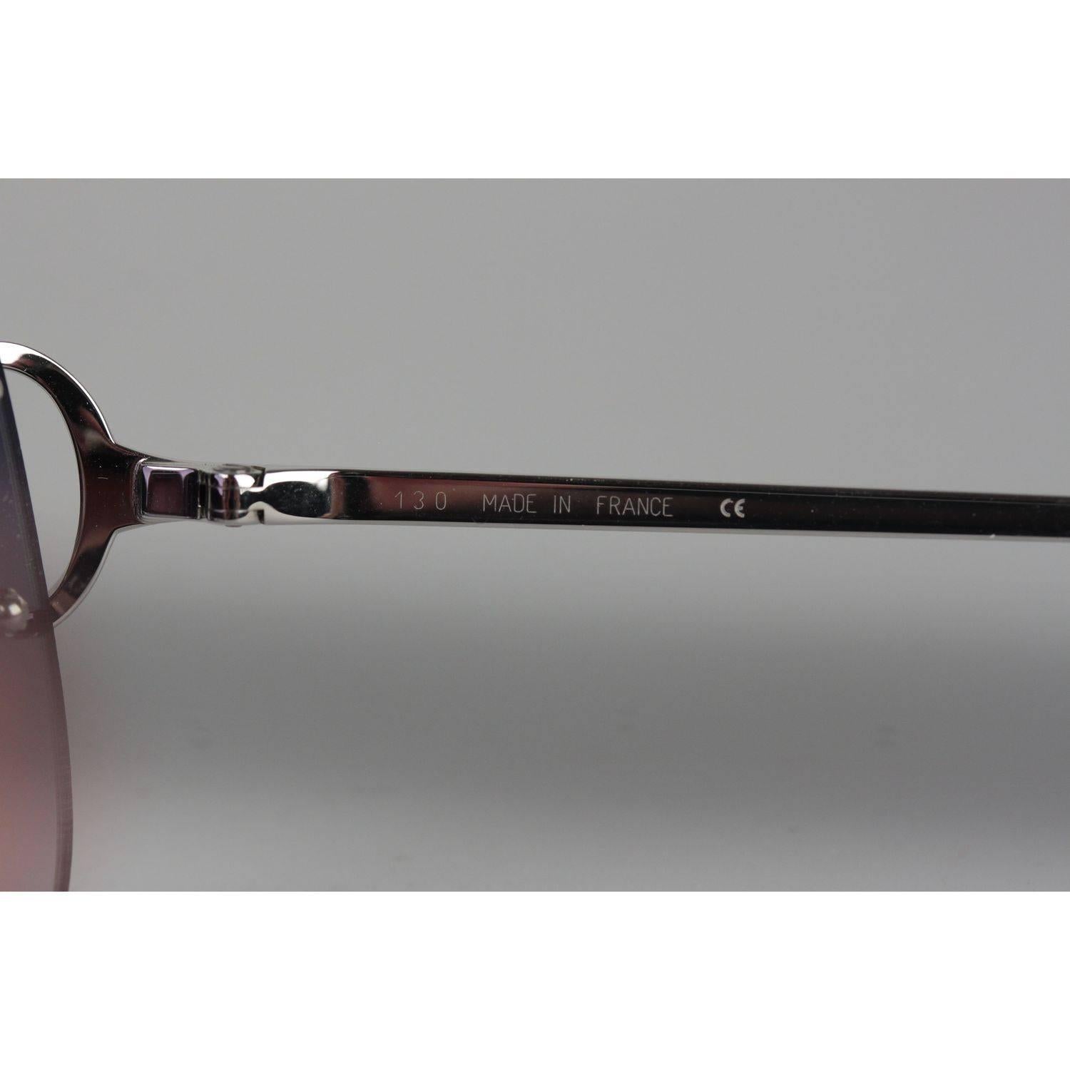 Lunettes de soleil CARTIER Paris DECOR C CLASSIQUE T8200663 sans monture en platine 130 NOS 1