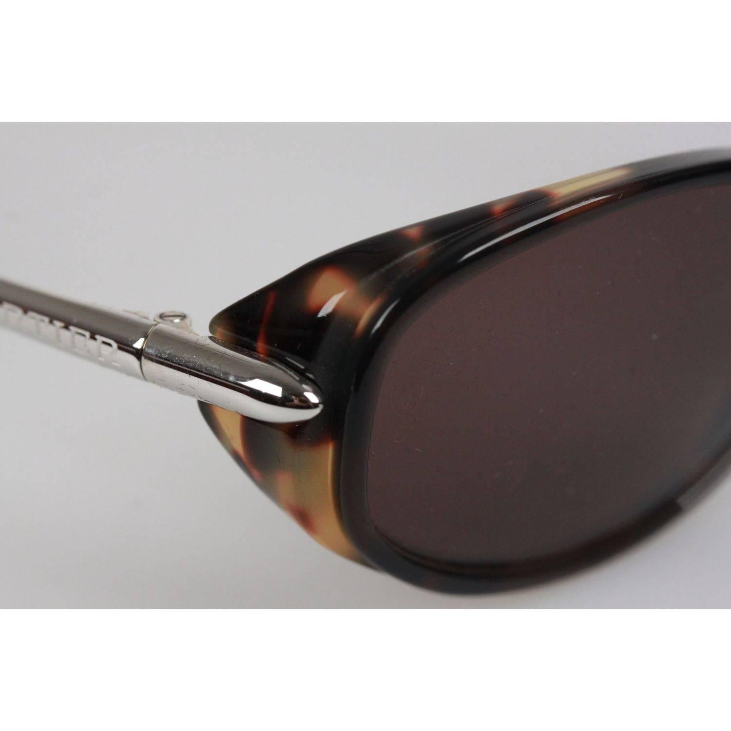 CARTIER Paris Brown Rectangular Small Sunglasses 53-19 135mm NOS 3