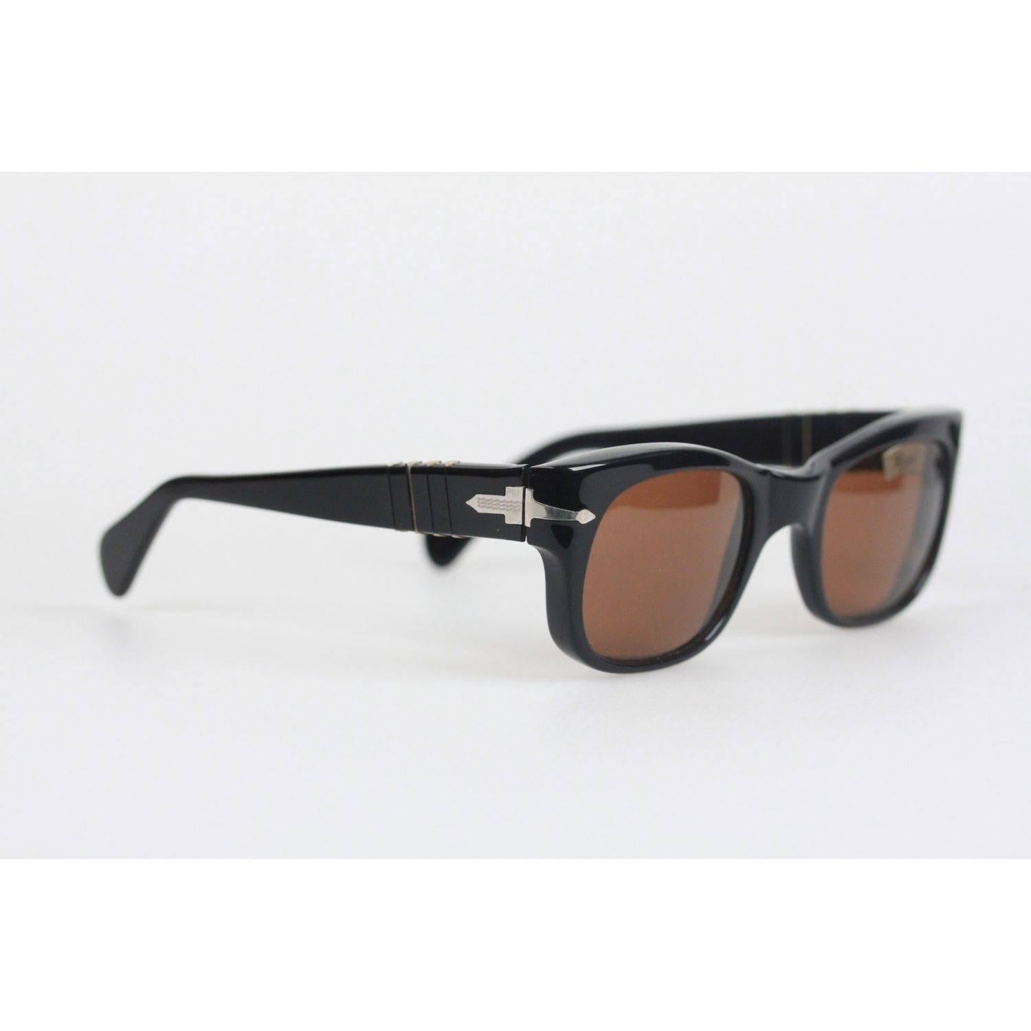 PERSOL Meflecto RATTI Vintage Black 69202-50 Sunglasses 135mm NOS For Sale  at 1stDibs | persol ratti 69202, persol 69202