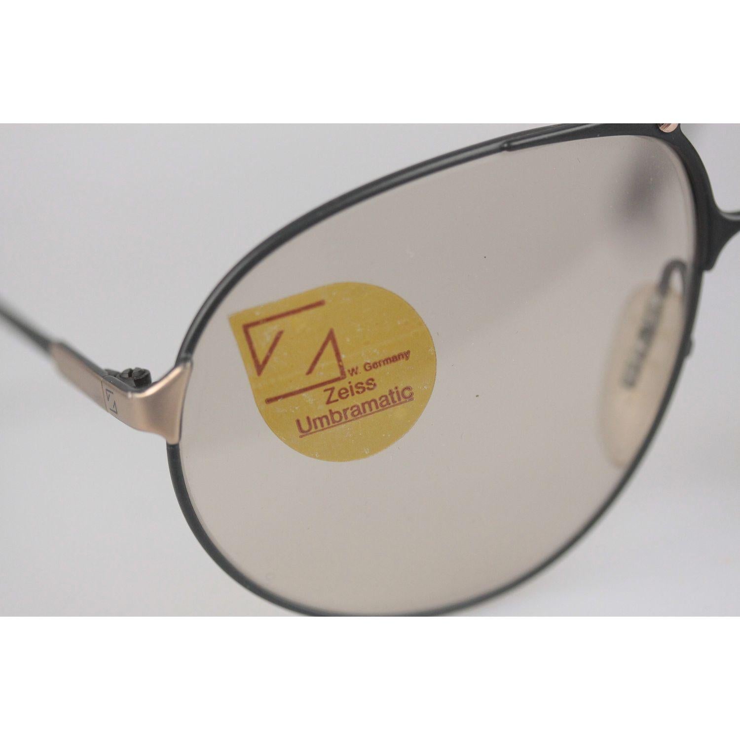 Zeiss Vintage Aviator Sunglasses 9289 Umbramatic Lenses New Old Stock 1