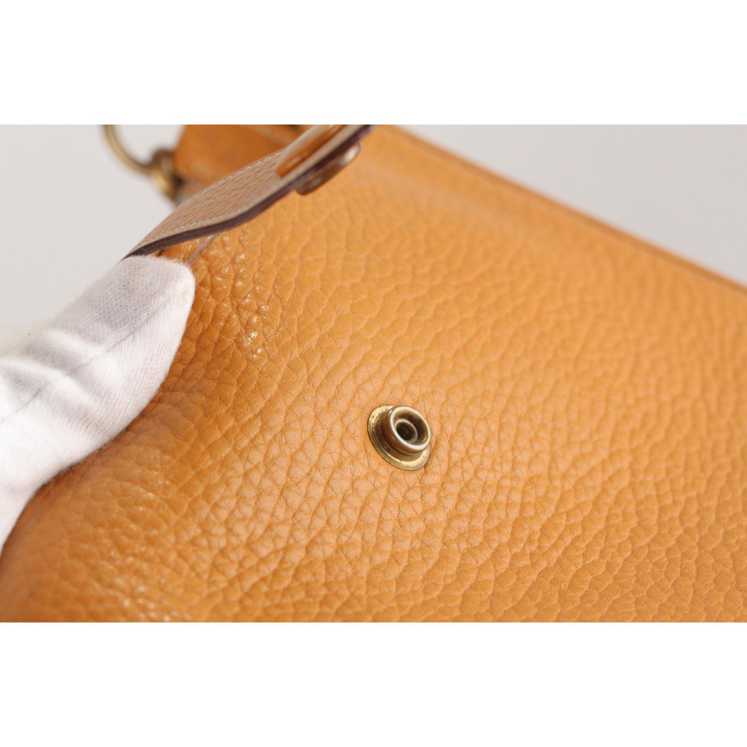 Hermes Vintage Tan Leather Evelyne Shoulder Bag 3
