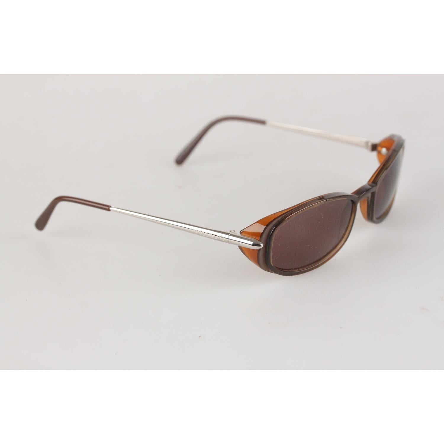 Cartier Paris Brown Unisex Sunglasses Mod T8200423 51mm New Old Stock In New Condition In Rome, Rome