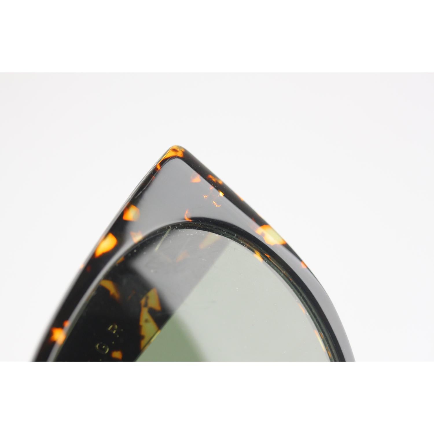 L.G.R. Matt Brown Sunglasses Mod Carthago Polarized Lens New Old Stock 3