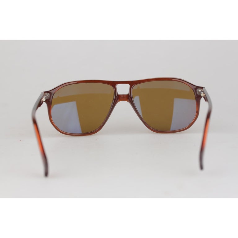 L.G.R. Aviator Brown Small Sunglasses Mod. Tangeri New, Handmade in ...