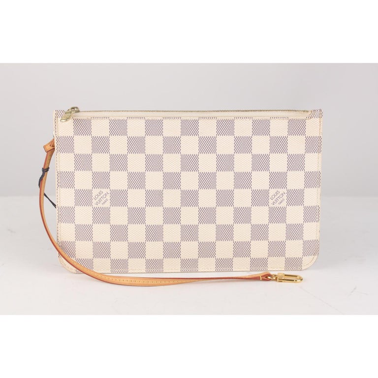 Louis Vuitton Damier Azur Canvas Pouch For Neverfull MM GM For