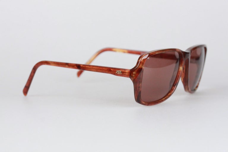 Yves Saint Laurent Vintage Brown Sunglasses Icare 59mm New Old Stock ...