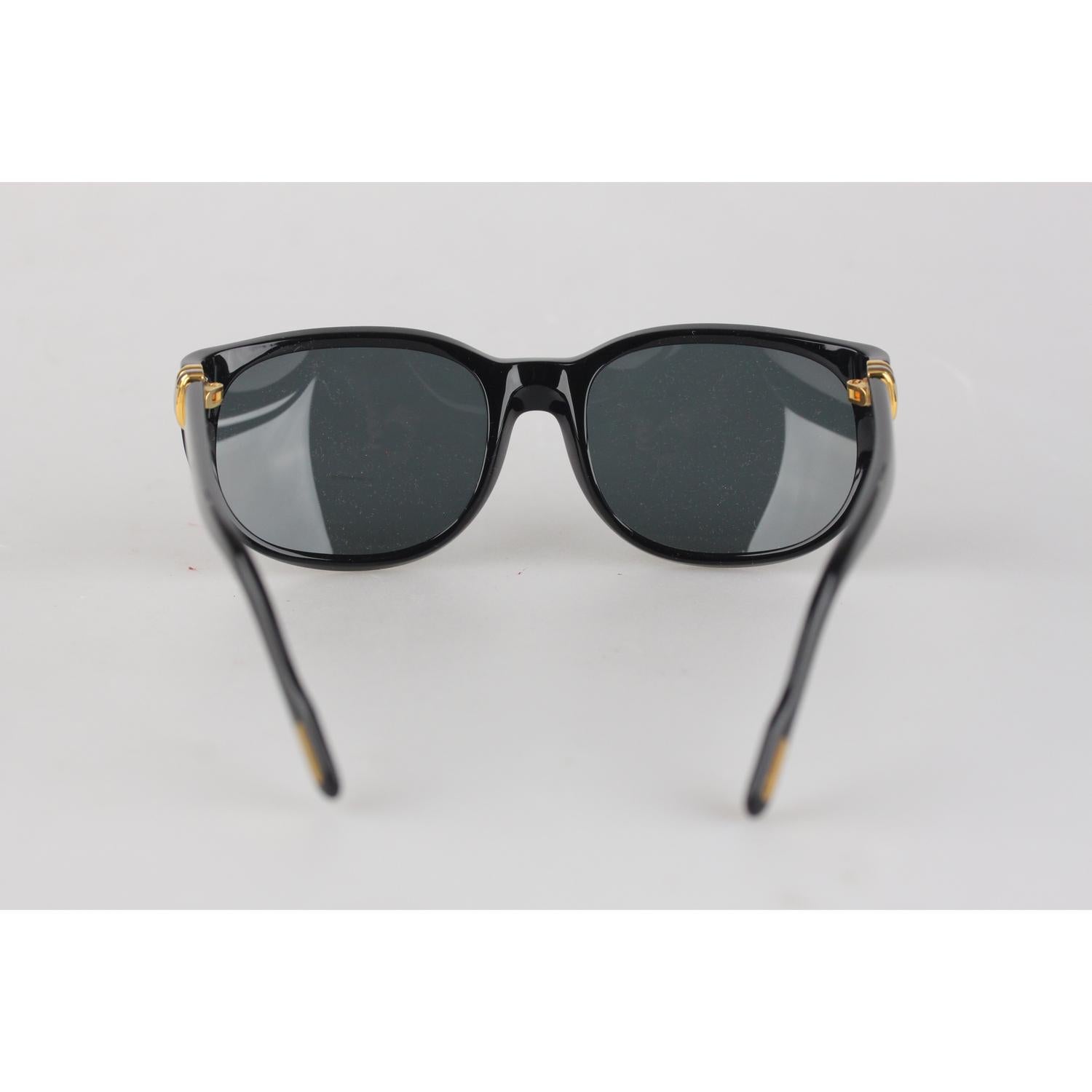 Cartier Paris Black Unisex Sunglasses Noir T8200184 New Old Stock 2