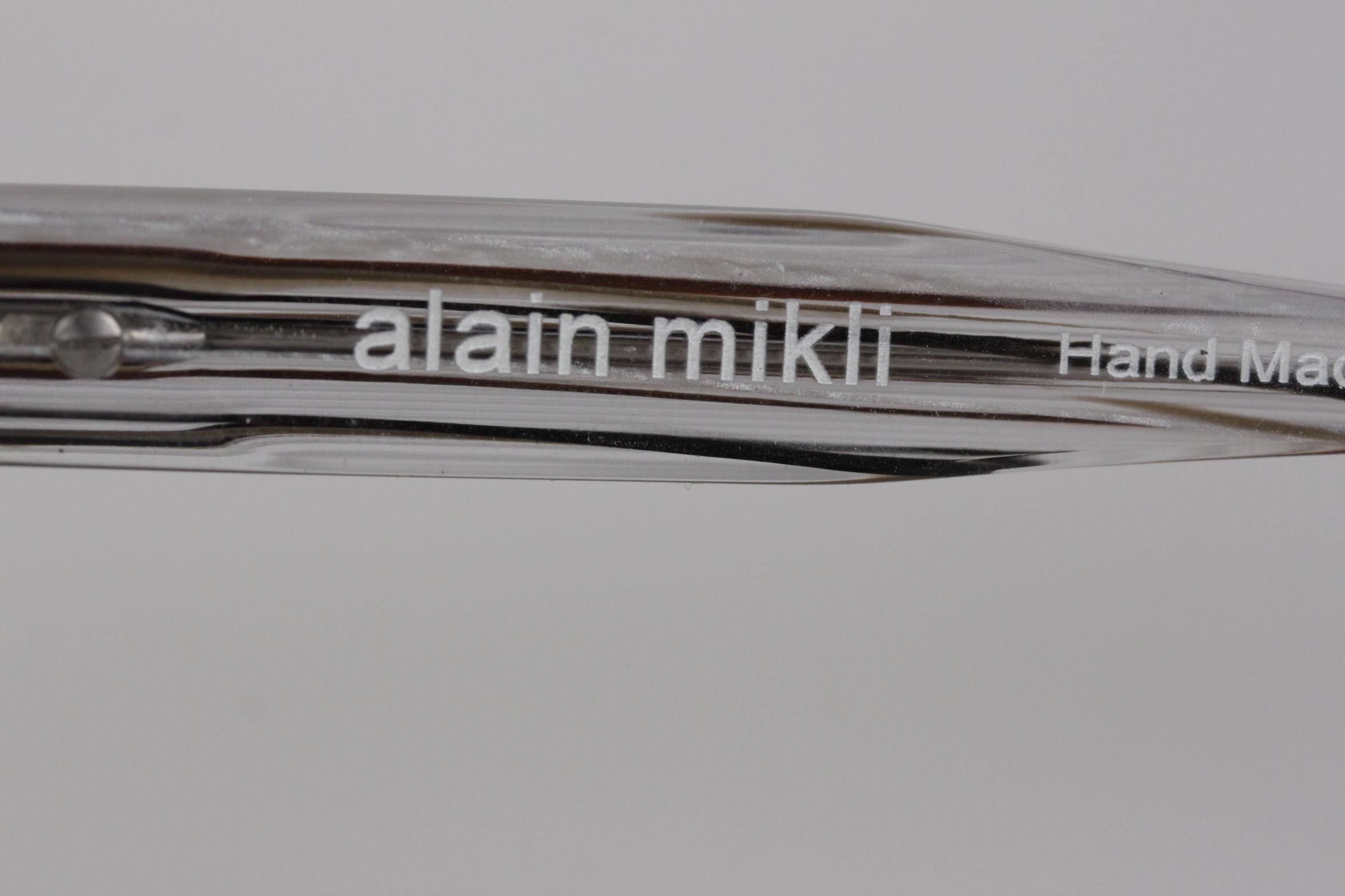 Women's or Men's Alain Mikli Eyeglasses Striped Pattern Mod. A01348 54mm Never Worn