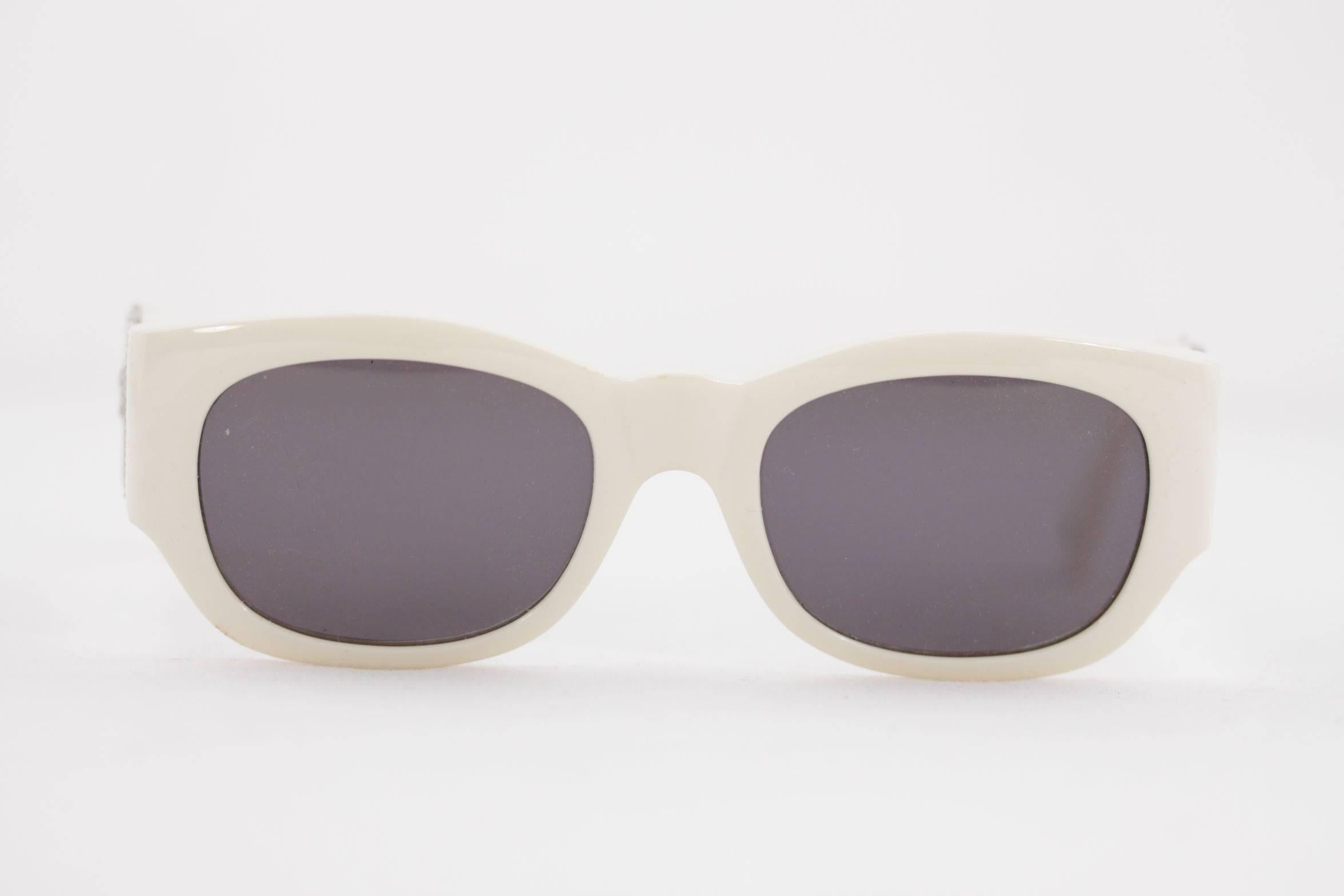 versace white medusa sunglasses
