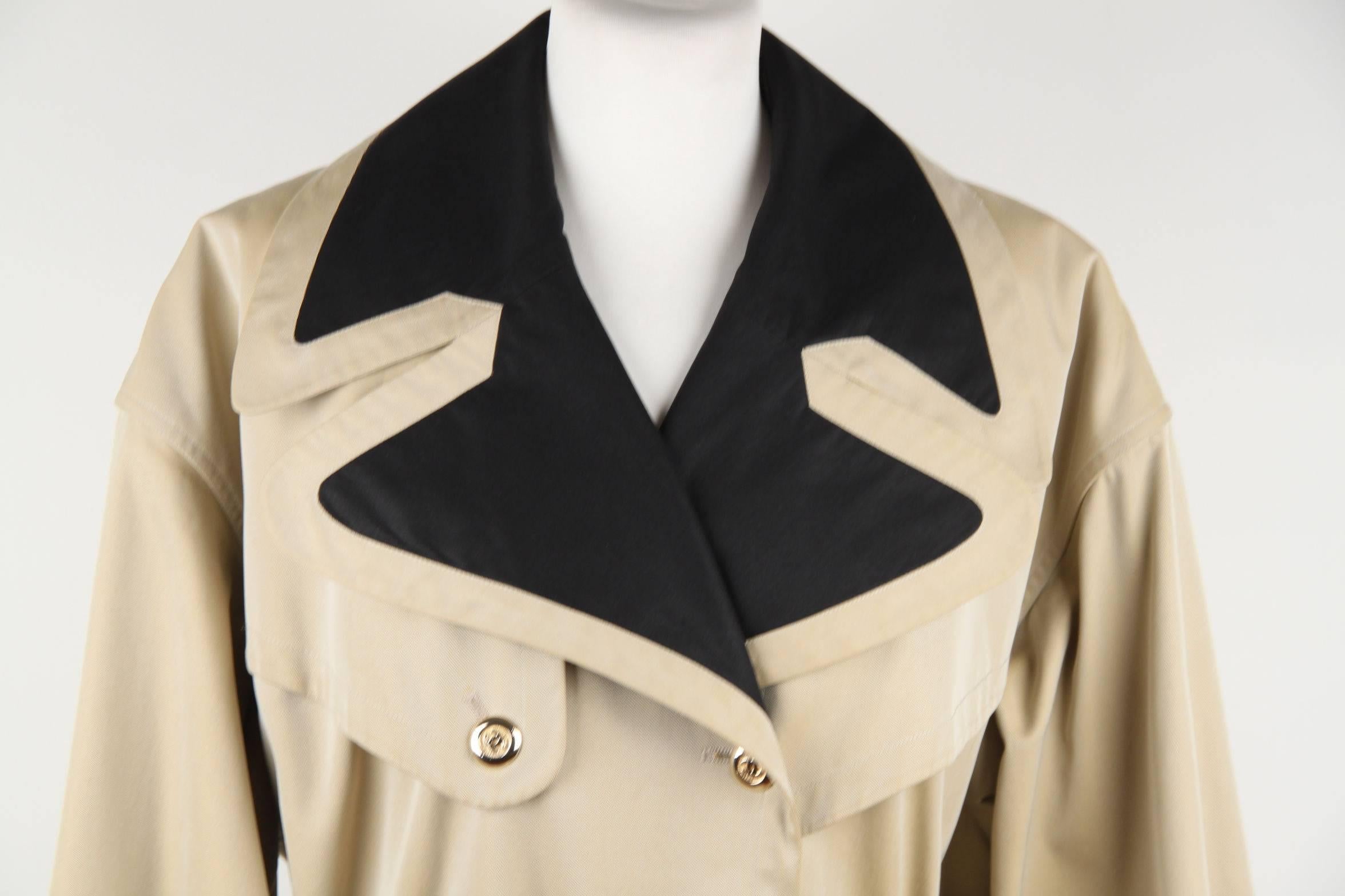 chanel vintage trench coat