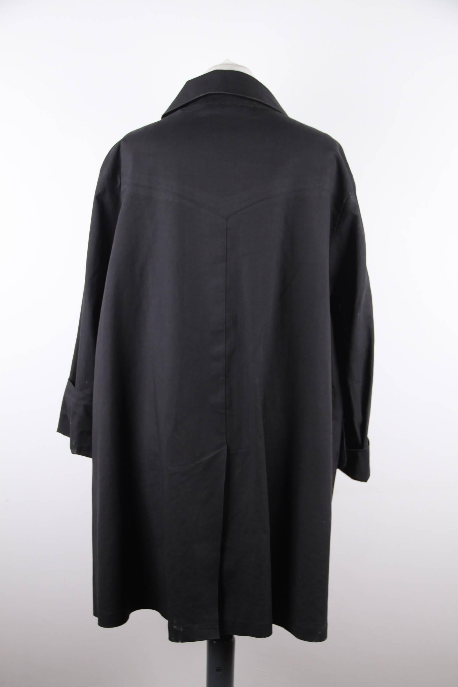 black mackintosh coat