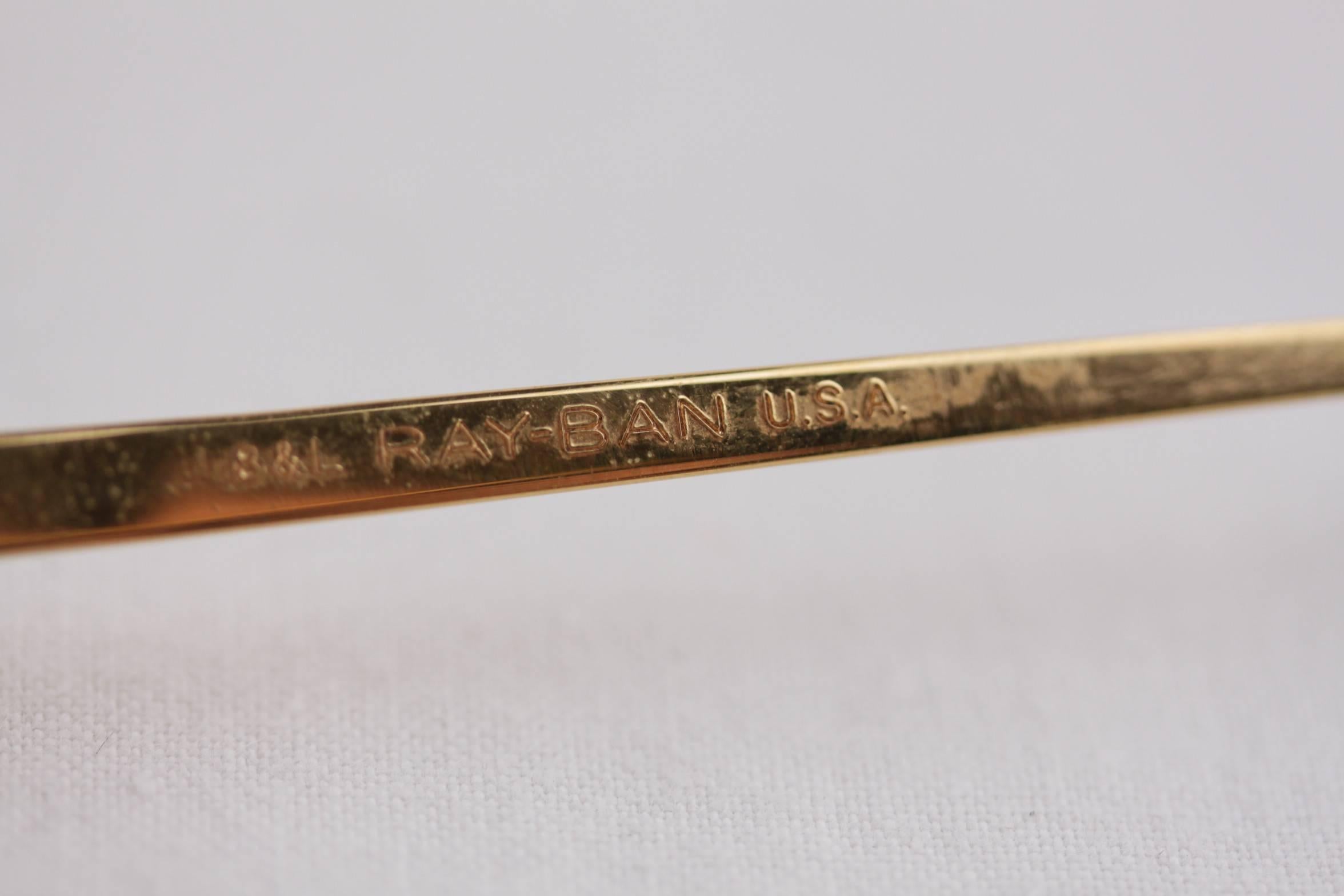 ray-ban signet gold vintage