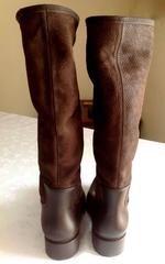 NEW ✿*ﾟLV Louis Vuitton Woman's MOUTON SHEEP Shearling Knee High FUR BOOTS