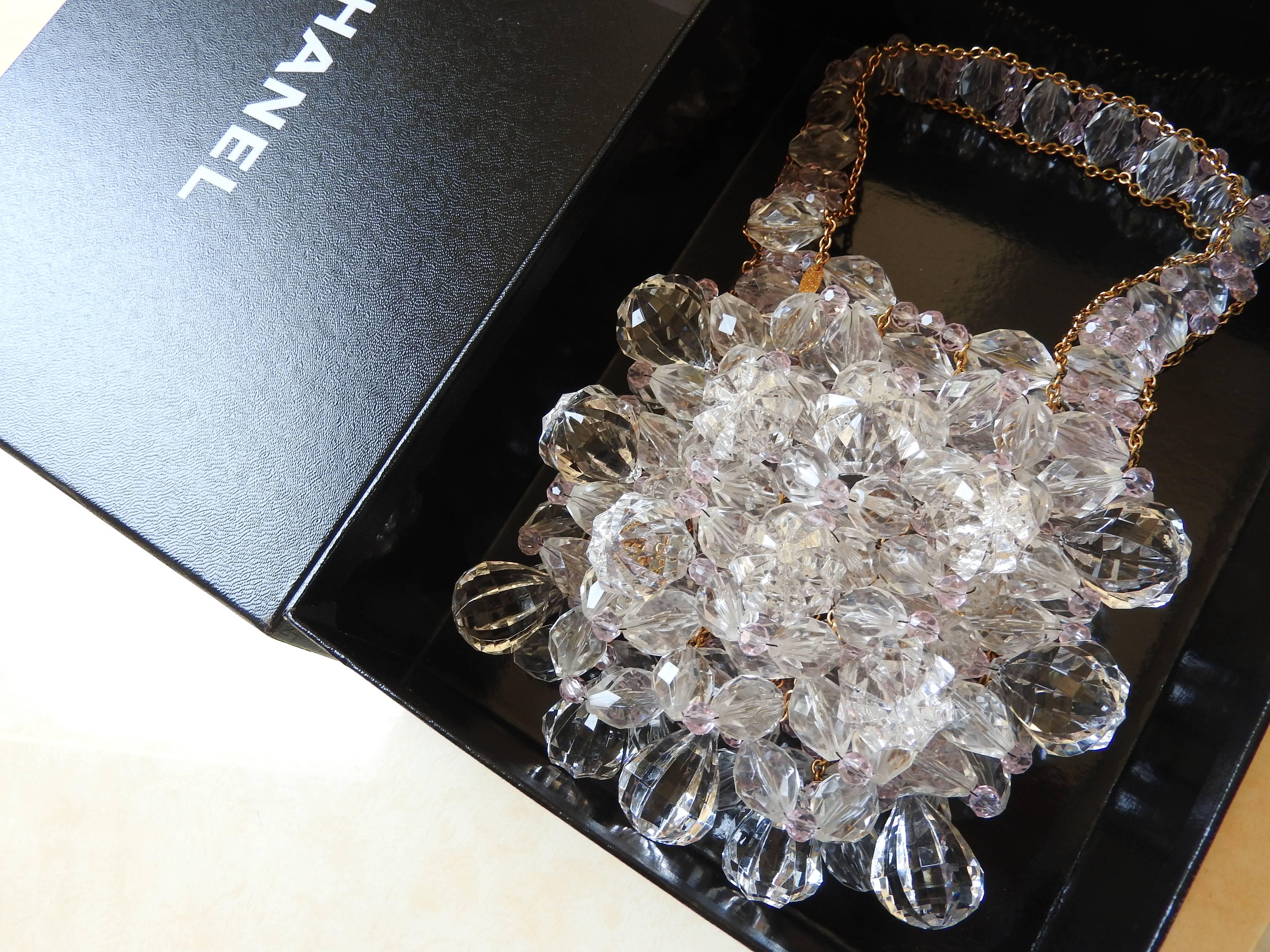 BRAND NEW ✿*ﾟ97P Chanel Melon Shaped Resin Lucite Ball Mini Clutch Bag Handbag For Sale 4